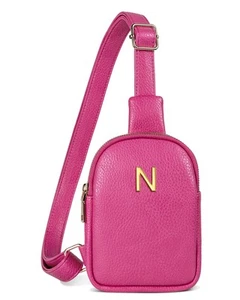 Initial Cross Body Fanny Pack for 6 7 8 9 10 11 12 13 14 15 16 Year Old Teen ... - Picture 1 of 6