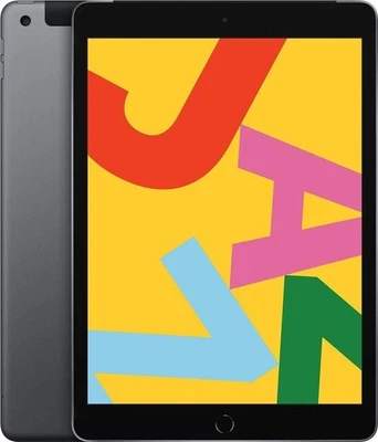 Apple iPad 7 (2019) Wi-Fi+4G 32GB Spacegrau A2198, Sehr gut – Refurbished - Bild 1 von 4