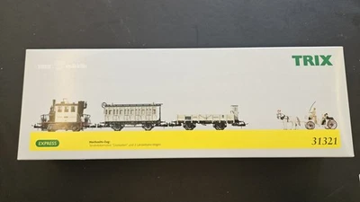 Neu ! TRIX Märklin 31321 Express Hochzeits-Zug, Lokomotive, Waagen Sammlerstück - Image 1 of 4