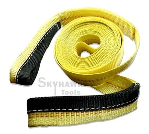 Correa de remolque de 2" x 20' con correas de nailon 10.000 libras. para bloque de cadena - Imagen 1 de 1