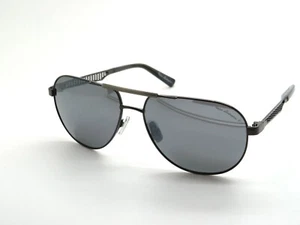 TONINO LAMBORGHINI TL330S 02 Gunmetal/Grey Polarized Aviator Sunglasses - Picture 1 of 6