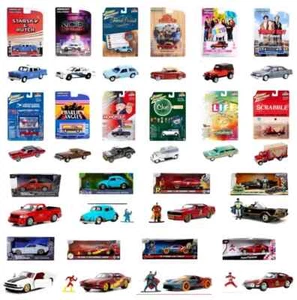 Johnny Lightning, Jada Toys & Greenlight Hollywood Pop Culture Diecast Cars - Picture 1 of 41