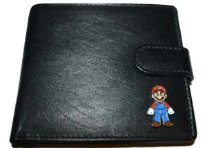 Super Mario Leather Wallet Men's/Boy's accessory Gift Boxes available Gaming - Picture 1 of 10