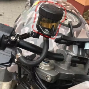 Motorcycle Front Brake Fluid Cup Reservoir Push Up Clutch Tank Oil Cup Accessory - Bild 1 von 14