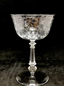 Libbey Rock Sharpe LYNHURST #2005 Champagne/Tall Sherbet Glass 5 5/8" - MINT! - Picture 1 of 8