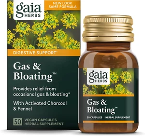 Gaia Herbs Gas & Bloating - Provides Relief from Occasional Gas and Bloating - w - Picture 1 of 8