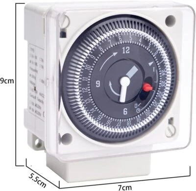 THEBEN Mechanische Zeitschaltuhr - 24 Stunden Timer 220-240 V, 16 A, Universalschalter