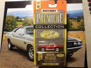 MATCHBOX SUPERFAST PREMIERE WORLD CLASS SERIES 9 CORVETTE T-TOP LE 25K GOODYEAR - Picture 1 of 3