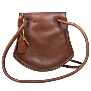Vintage Saddle by Sabina Women’s Shoulder Bag Genuine Leather Brown Western Boho - Picture 1 of 10