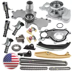 Water Pump 4 Bolt Timing Chain Kit Valve For Ford F-150 Expedition Transit 3.5L - Picture 1 of 9