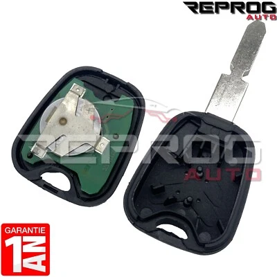 CLÉ VIERGE PEUGEOT 406 PHASE 2 6554RA TELECOMMANDE PLIP EMETTEUR CLEF 4DAA - Immagine 1 di 4
