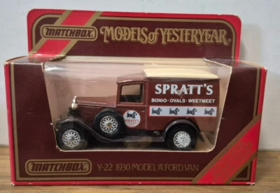 Y 22 1930 Ford Model A Spratt`s Models of Yesteryear Matchbox in J Box - Bild 1 von 2