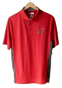 NFL Team Apparel Men's Size M Arizona Cardinals Golf Polo Shirt - Picture 1 of 7