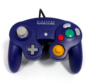 GameCube Controller Purple Nintendo TESTED WORKING