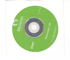 NUANCE DRAGON NATURALLY SPEAKING PREFERRED 10 SPEECH RECOGNITION SOFTWARE CD - Picture 1 of 1