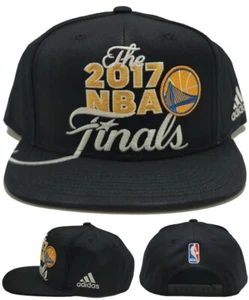 Golden State Warriors New Adidas 2017 NBA Finals Champions Black Era Hat Cap - Picture 1 of 9