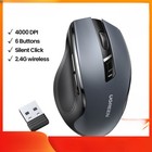 Wireless Ergonomic Mouse For MacBook Tablet Laptop Mute Mice Quiet 2.4G Mouse