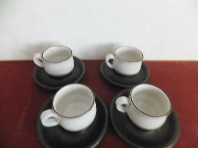 Denby Artisan Cup and Saucer x 4 - Image 1 of 4