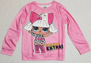LOL Surprise Pink SweatShirt Royal Diva Girls Size 8-9 - Picture 1 of 3