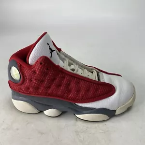 Nike Air Jordan 13 Retro Gimnasio Rojo Gris Pedernal 414575-600 Escuela Primaria Talla 1y - Imagen 1 de 11