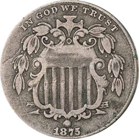 1875 Shield Nickel Great Deals From The Executive Coin Company Cover