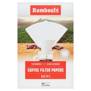Rombouts Coffee Filter Papers N4 - 40 per pack - Picture 1 of 1