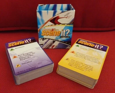 Scene It? The DVD Game Movie 2nd Edition Replacement Scene It Cards x 144  2007 - Image 1 of 2