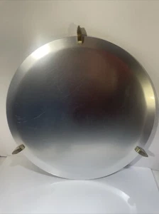 16" Art Deco Aluminium Messing Kensington große Platte Ladegerät Lurelle Guild 1934 - Bild 1 von 14