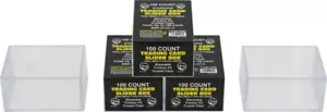 (5) TCBS100S Trading Card Slider Boxes Ultimate Protection Crystal Clear NEW - Picture 1 of 4