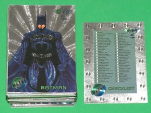 1995 Batman Forever Metal Silver Flash Paralelo 100 Tarjetas DC Universe Fleer - Imagen 1 de 12