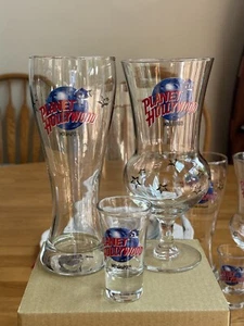 Vintage Set Planet Hollywood Glassware - Hurricane, Pilsner, Shot Glass Variety - Picture 1 of 12