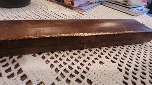 Vintage Marbled Leather Cox & Son Watch / Bracelet Box - Picture 1 of 6