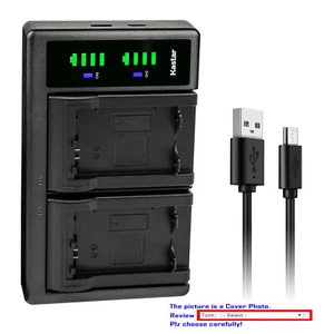 Kastar Battery LCD Dual Charger for Sony NP-FW50 BC-VW1 & Cyber-shot DSC-RX10 II - Picture 1 of 11