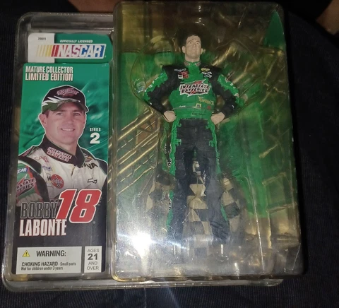 Bobby Labonte #18 Interstate Batteries Figure NASCAR Action McFarlane Series 2 Cover