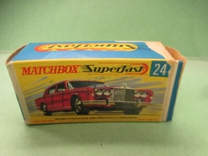 Matchbox Superfast no 24 Rolls Royce Silver Shadow Magenta Near Mint - Picture 1 of 4