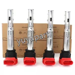 4X OEM GENUINE RIgnition Coil Pack For Audi A4 A5 R8 VW Golf GTI 2.0T 06E905115E - Picture 1 of 5