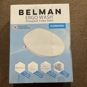 Funda de asiento de inodoro bidé BELMAN MB6003C - blanca alargada - Imagen 1 de 4