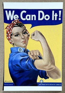 New National WWII Museum Poster Rosie the Riveter We Can Do It - Postcard - Picture 1 of 2