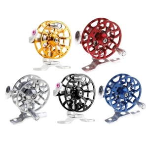 Mini Fishing Reel Aluminum Alloy 50g 53mm Lightweight Upgraded Base Handheld - Picture 1 of 12