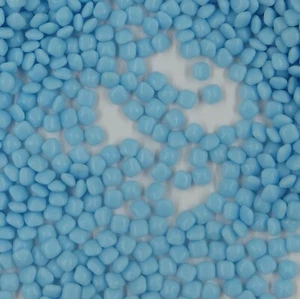 85B *** 200 mini cabochons anciens verre de Bohême 4,4MM TURQUOISE - Picture 1 of 4