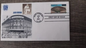 Ebbets Field Jackie Robinson Legendary Playing Fields Stamp MLB.First Day Issue - Picture 1 of 1