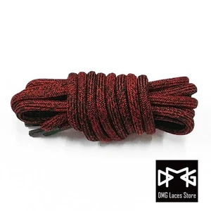 Multi-color Rope Shoe laces for EQT/Ultra Boost/NMD/Primeknit/Yeezy Black/Red - Picture 1 of 1