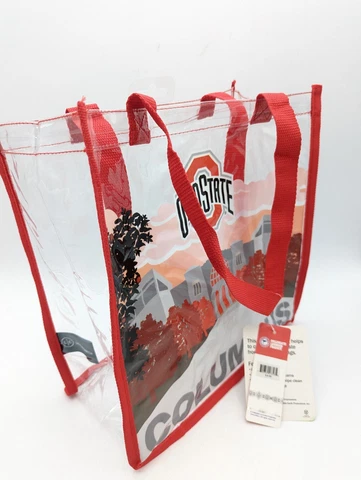 Ohio State Buckeyes OSU - Reusable Shipping Bag Tote Emblem OSU 12"x12"x6" Cover