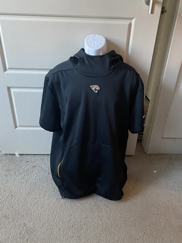 Jacksonville Jaguars Nike On Field Short Sleeve Hoodie Size XL NFL Football Cover