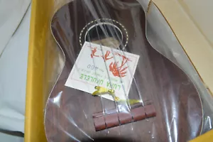 Luna Ukulele Model 450 from Japan 1960's New in Box with Tag! Mint Condition! - Picture 1 of 24
