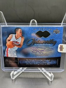 Tayshaun Price Noteworthy Autographs /33!! 2007-08 NBA UD Premier