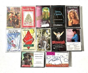 Sealed Cassette Tape Lot of 12 Tanya Tucker Cristy Lane Handel Messiah Rare - Picture 1 of 4