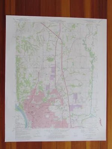 Saint Joseph North Missouri 1978 original vintage mapa de ratón del USGS - Imagen 1 de 1