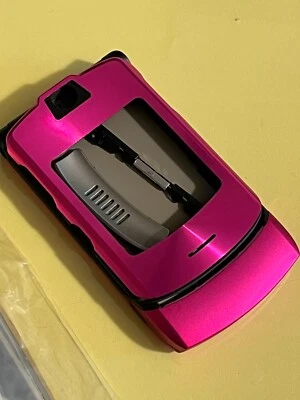 Motorola V3i Full housing Cover Pink Color - Image 1 of 4