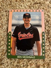 Ben McDonald Orioles 1990 Baseball's Finest Stars RARE UNLICENSED Card 